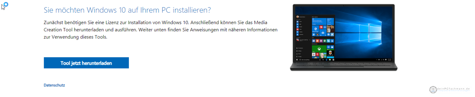 Windows 10 setup usb stick erstellen deinpcfachmann de